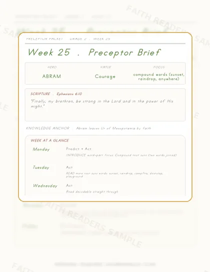 Grade 2 Week 24 Preceptor Guide page preview