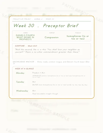 Grade 2 Week 29 Preceptor Guide page preview