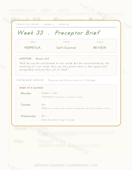 Grade 2 Week 32 Preceptor Guide page preview