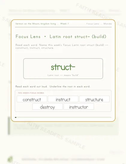Grade 3 · Week 6 lesson preview 1