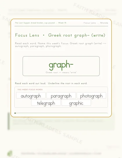 Grade 3 · Week 14 lesson preview 1