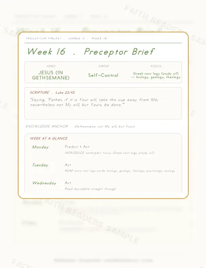Grade 3 Week 15 Preceptor Guide page preview