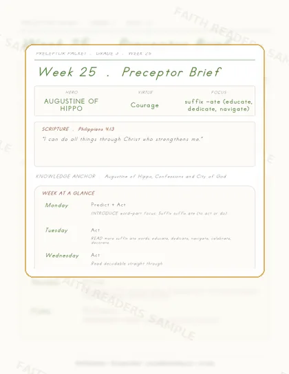 Grade 3 Week 24 Preceptor Guide page preview