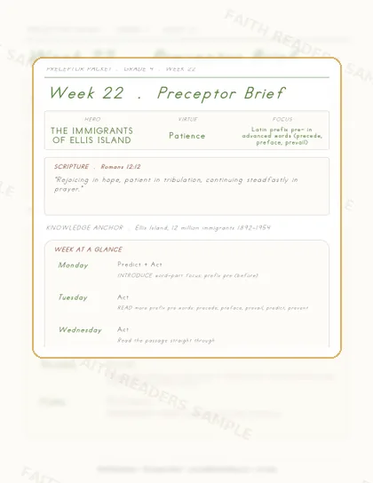 Grade 4 Week 21 Preceptor Guide page preview