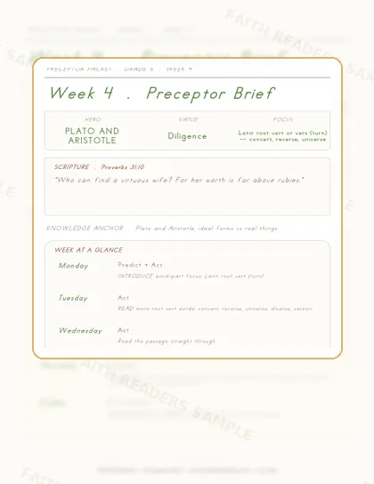 Grade 5 Week 3 Preceptor Guide page preview
