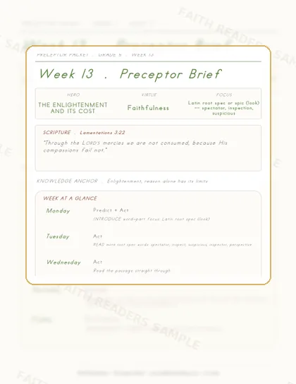 Grade 5 Week 12 Preceptor Guide page preview