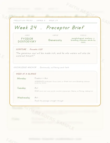 Grade 5 Week 23 Preceptor Guide page preview