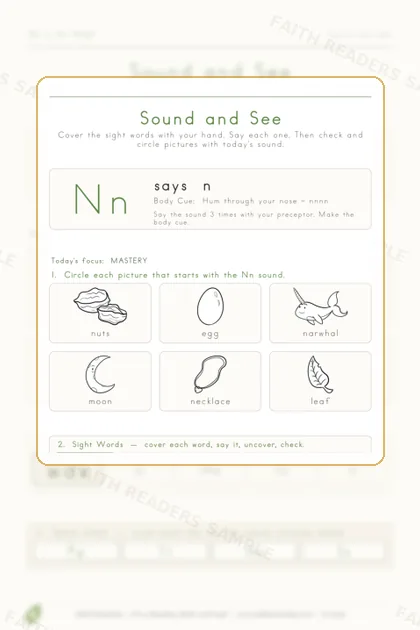 Kindergarten · Week 5 lesson preview 3