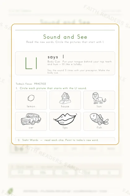 Kindergarten · Week 11 lesson preview 2