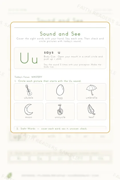 Kindergarten · Week 14 lesson preview 3