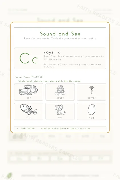 Kindergarten · Week 15 lesson preview 2