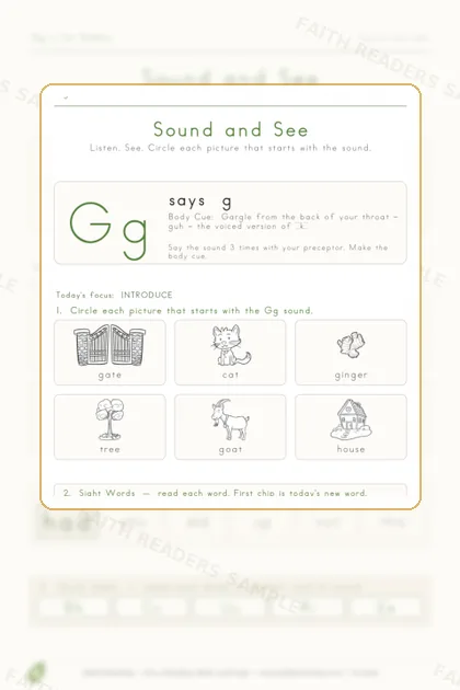 Kindergarten · Week 17 lesson preview 1
