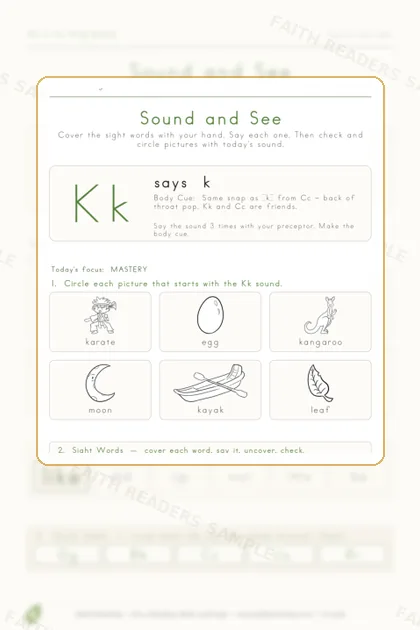 Kindergarten · Week 18 lesson preview 3