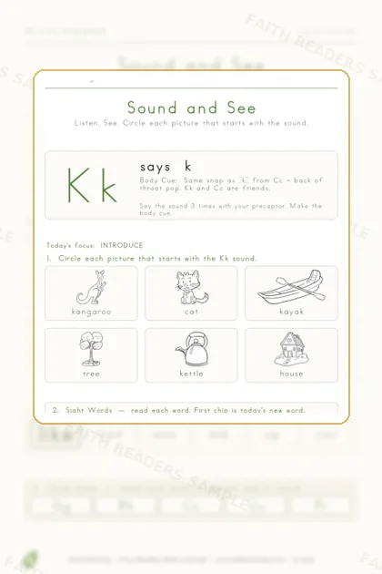 Kindergarten · Week 18 lesson preview 1