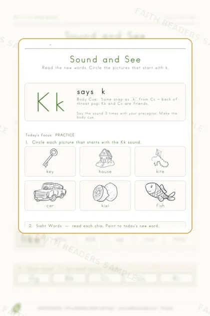 Kindergarten · Week 18 lesson preview 2