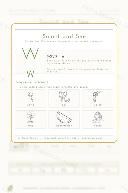 Kindergarten · Week 19 lesson preview 1