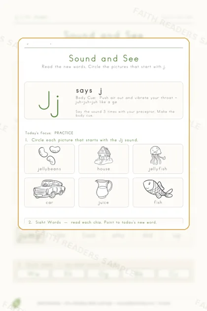 Kindergarten · Week 20 lesson preview 2