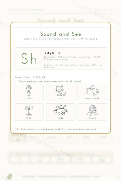 Kindergarten · Week 22 lesson preview 1