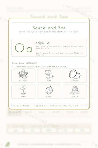 Kindergarten · Week 28 lesson preview 1