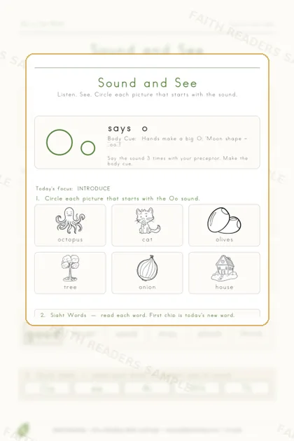 Kindergarten · Week 29 lesson preview 1