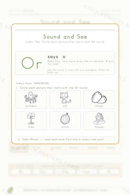 Kindergarten · Week 31 lesson preview 1