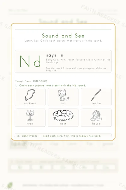 Kindergarten · Week 34 lesson preview 1