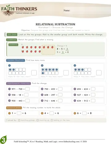 Grade 3 Math: Core Skills — worksheet preview