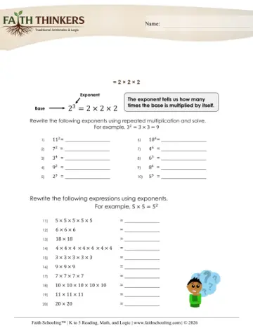 Exponents 4