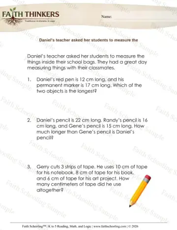 3rd Grade math worksheet — Length and Distance. Length Word Problems Metric 8