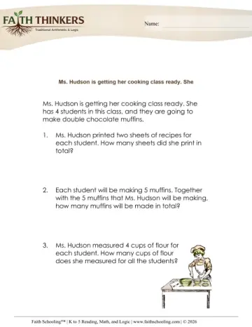 Multiplication Word Problems 8
