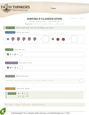 Match And Classify (Practice 3)