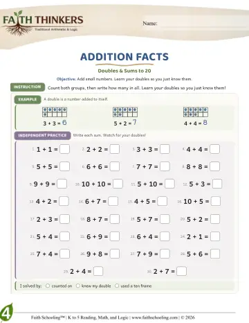 Addition Facts (Practice 2)