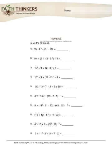 PEMDAS 2