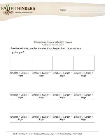 Geometry Right Angles 1