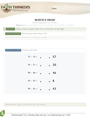 Interactive & Puzzles - Matching (Practice 1)