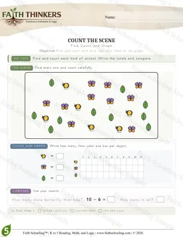 5th Grade math worksheet — Interactive & Puzzles - Countscene (Practice 2)