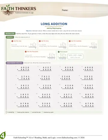 Long Addition (Practice 2)