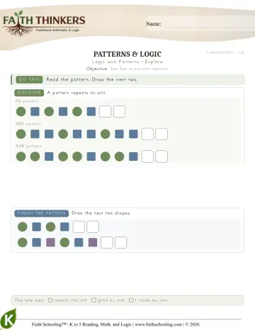 Logic And Patterns (Practice 1)
