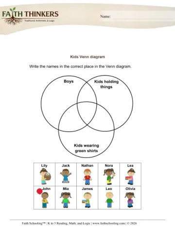 Venn Diagrams 9 (Practice 1)