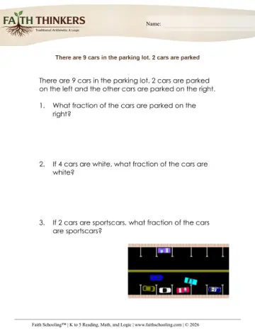 Fraction Word Problems 5 (Practice 1)