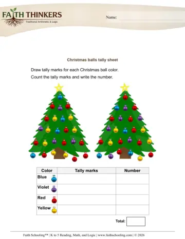 Tally Sheets 6