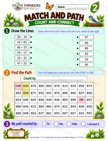 2nd Grade math worksheet — Interactive & Puzzles Practice 5