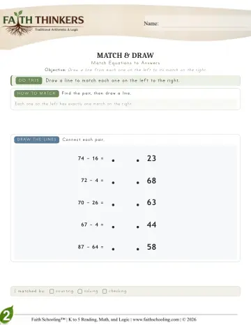 Interactive & Puzzles - Matching (Practice 1)