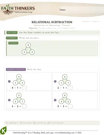 Subtraction As Separating (Practice 2)