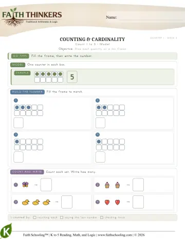Count 1 To 3 (Practice 2)