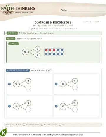 Missing Parts And Comparison (Practice 2)