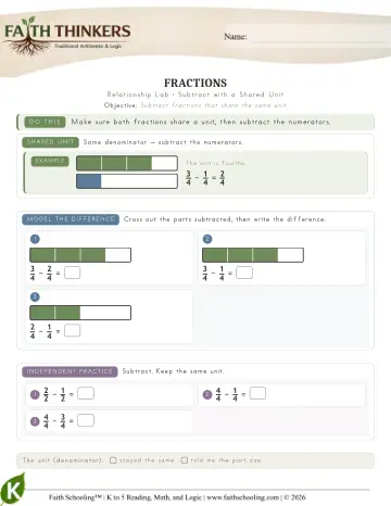 Fractions (Practice 3)