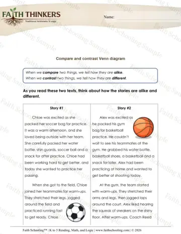 3rd Grade math worksheet — Comparing and Ordering Numbers. Compare Contrast 4