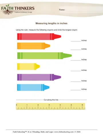 Measurement Ruler Inches 1
