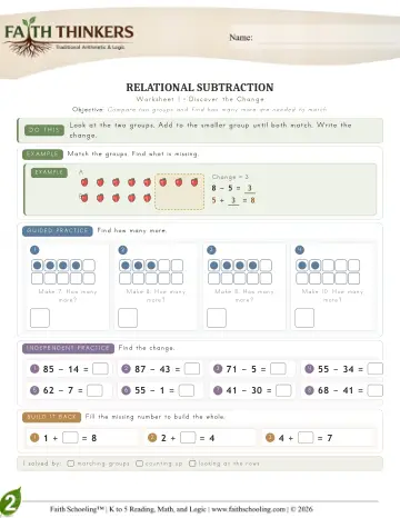Grade 2 Math: Core Skills — worksheet preview